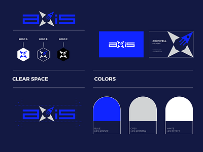 AXIS branding challenge design geometry logo minimal shape typography