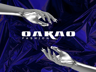OAKAO brand branding clothing design fashion geometry illustration logo minimal shape typography vector