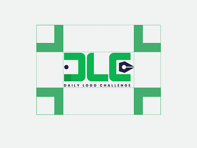 DLC logo branding design geometry illustration logo minimal shape typography vector