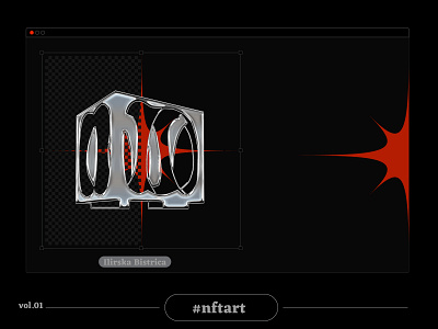 Spomenik #2 art design digital geometry illustration minimal nft nfts opensea shape typography