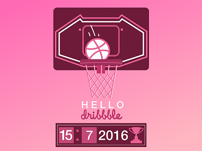 Hello Dribbble! debuts dribbble first hello shot thanks