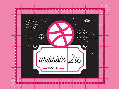 2x Dribbble Invites!! cinema dribbble invite invites tickets