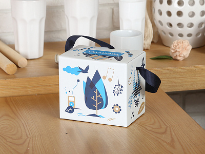 Intermono Mini blue bluetooth design diy intermono mini music nature packaging speaker
