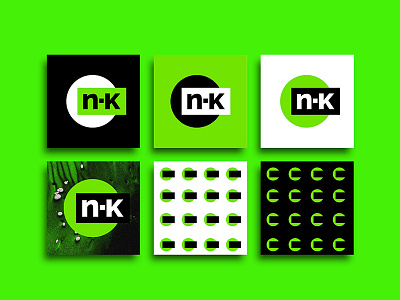 Custom Stickers design green illustration logo neon postcard print sign stationery stickerstatement texture typography
