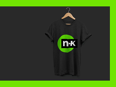 T Shirt black branding green logo logotype neon redesign sign symbol typography