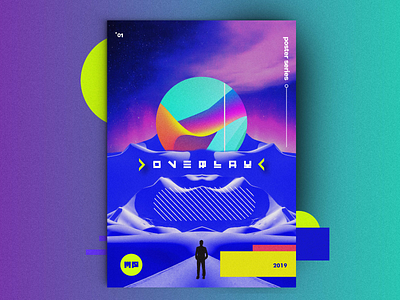 Metaposters//DAY 01 OVERLAY abstract architecture black blue branding design flat geometry gradient graphic design illustration metaposters minimal poster posterart postereveryday posters series shape typography