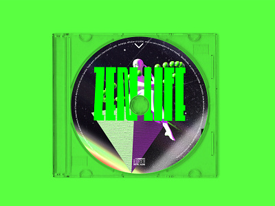 🌫️Z E N L I F E🌫️ ARTWORK abstract albumart artist artwork branding cd cover cover design disc flat gradient illustration minimal music shape silverfoil techno typography zen