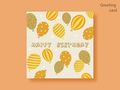 Greeting card "Happy Birthday!"