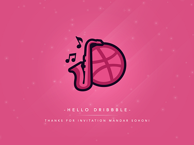 Hello Dribbble! creativity design dribbble hello ideas identity invite