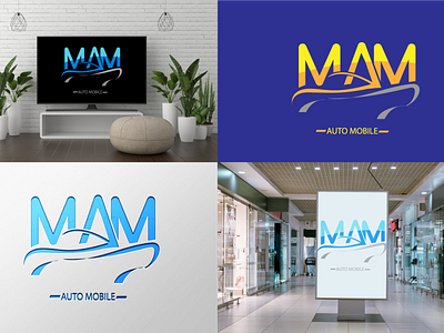 mam logo design graphic design logodesign mockups vector