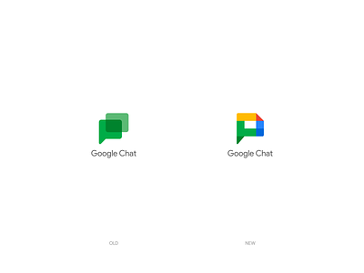 Google chat Logo Redesign Concept branding design logo trend ui vector