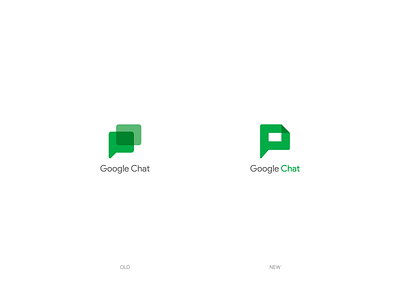 Google chat Logo Redesign Concept branding design illustrator logo trend ui vector