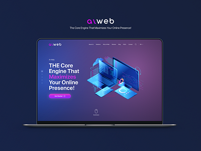 Landing page design figma illustration interface trend ui ux vector web