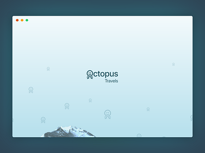 Octopus travel Logo logo ui web