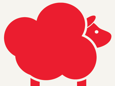 baaaaa animal banner character icon illustration illustrator poster red sheep vector