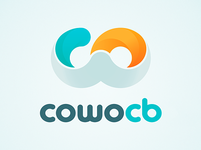cowocb cowocb coworking logo logodesign