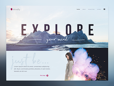 Explore concept design web