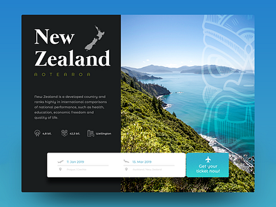 New Zealand by Martin Hrabánek on Dribbble