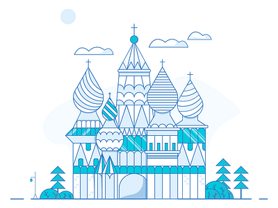 Russian Church Illustration