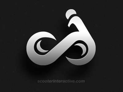 Logo for ScooterInteractive branding design graphic design illustration logo