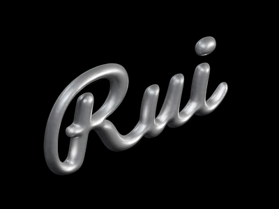 Hey, I'm Rui 3d abstract after effects animation c4d cgi cinema4d graphic design houdini motion graphics render