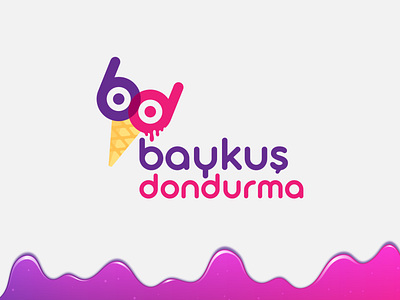 baykuş dondurma - Logo Design branding graphic design logo design