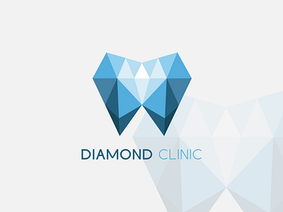 DIAMOND CLINIC - CONCEPT LOGO DESIGN branding concept logo diamond logo logo design