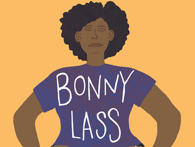 Bonny Lass feminism graphic design illustration