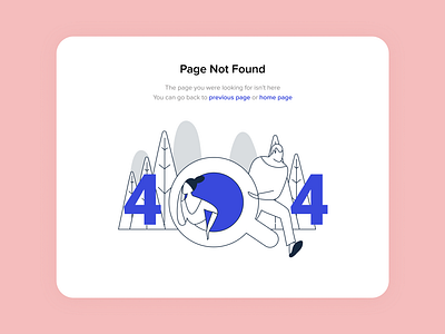 404 Page 404 blue error illustration ui