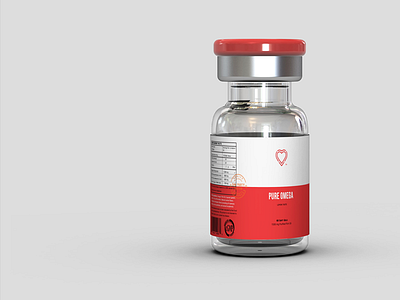 Medical product Label Design badge heart label logo logomark medical packaging pill