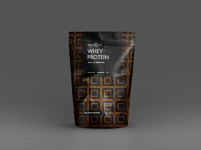 Protein Packaging bag drink fitness gym logo logotype vitamin