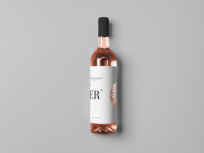 Zarra's Wine bottle diecut label lgotoype logo logomark mark packaging sticker wine