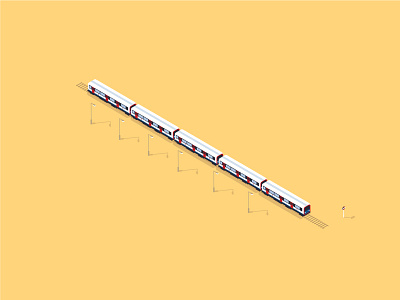 London tube train bold carriage flat illustration isometric london minimalistic underground