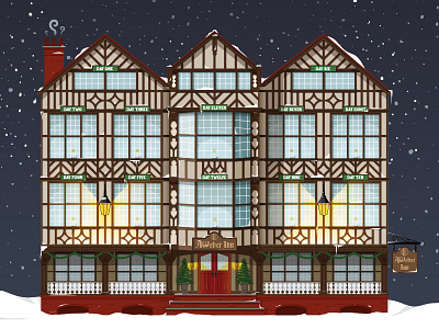 AWeber Inn advent aweber christmas flat holiday house snow