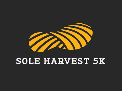 Sole Harvest 5k Logo 5k harvest logo shoe sole wheat