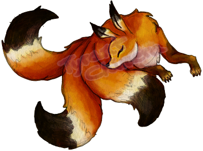 Red Fox (sticker) chimeras art fox red fox sticker