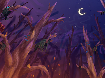 Subcon Forest Study (cropped) a hat in time chimeras art landscape subcon subcon forest