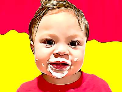 Cartoon Baby design graphic design vector