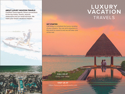 Travel Brochure branding design graphic design illustration