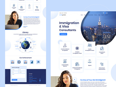 immigration design illustration mobile ui ux web webdesign website