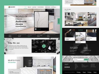 Universal Quartz - Website Design design ui ux web webdesign website