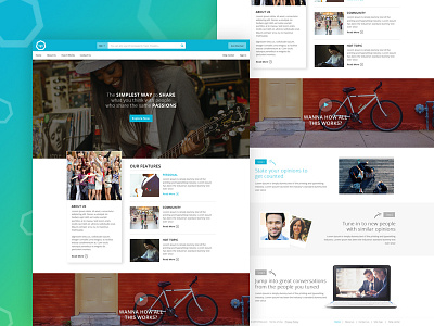 Social Networking networking social ui ux website