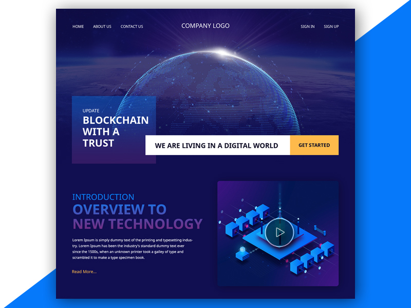 Blockchain by Raaj007Tandon on Dribbble