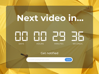 Countdown timer black black white countdown countdown timer countdowntimer daily 100 daily 100 challenge daily ui simple design timer ui