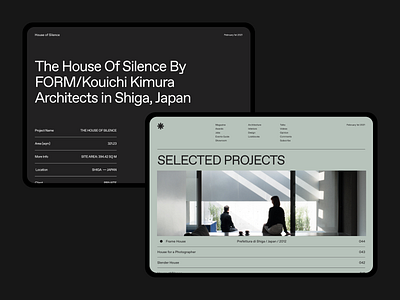 FORM Architects colors 🤤 clean design layout minimalist ui web webdesign website