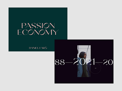 Passion Economy layouts exploration