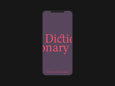 Dictionary app clean design dictionary ios ios app layout minimalist mobile mobileapp mobileappdesign responsive responsive design typography typography design ui words