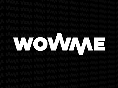 Logo WOWME audio brand design illustration logo logo design logodesign logotype private private brand sound sound wave soundwave type wowme