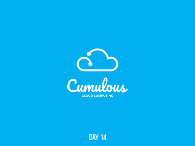 Day 14 Cumulous branding dailylogochallenge flat logo mark