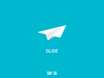Day 26 Glide branding dailylogochallenge flat logo mark